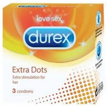 Durex Extra Dots Condom (3 pcs)